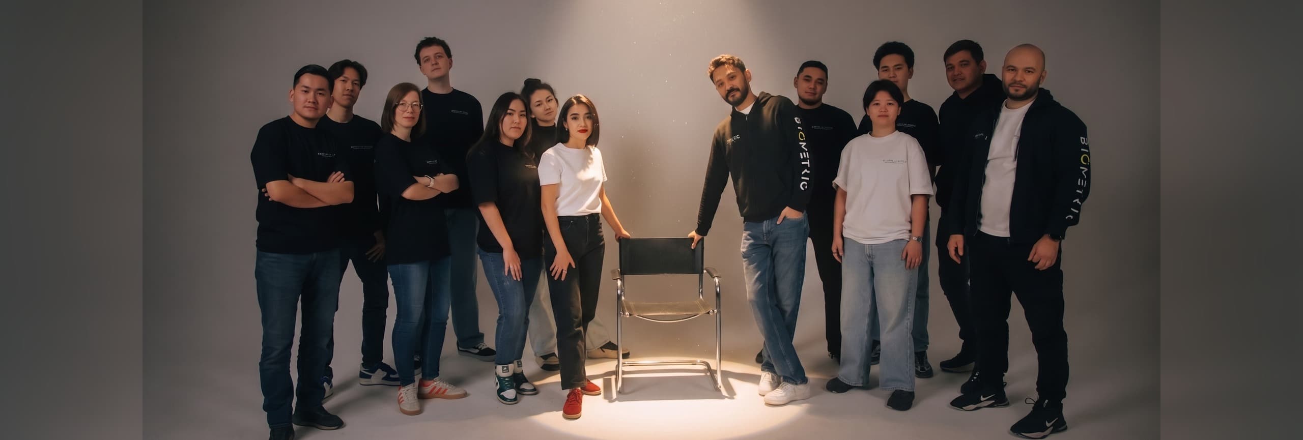The Biometric.Vision team with an empty chair — room for a new teammate